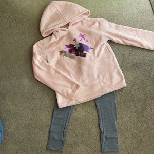 BCBG Plush Hoodie and Leggings